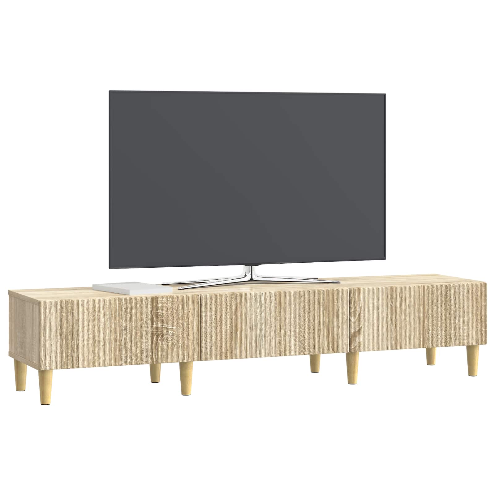 Ντουλάπι TV Sonoma Δρυς 147 x 34,5 x 30 εκ Επεξεργασμένο Ξύλο - Pakobazaar
