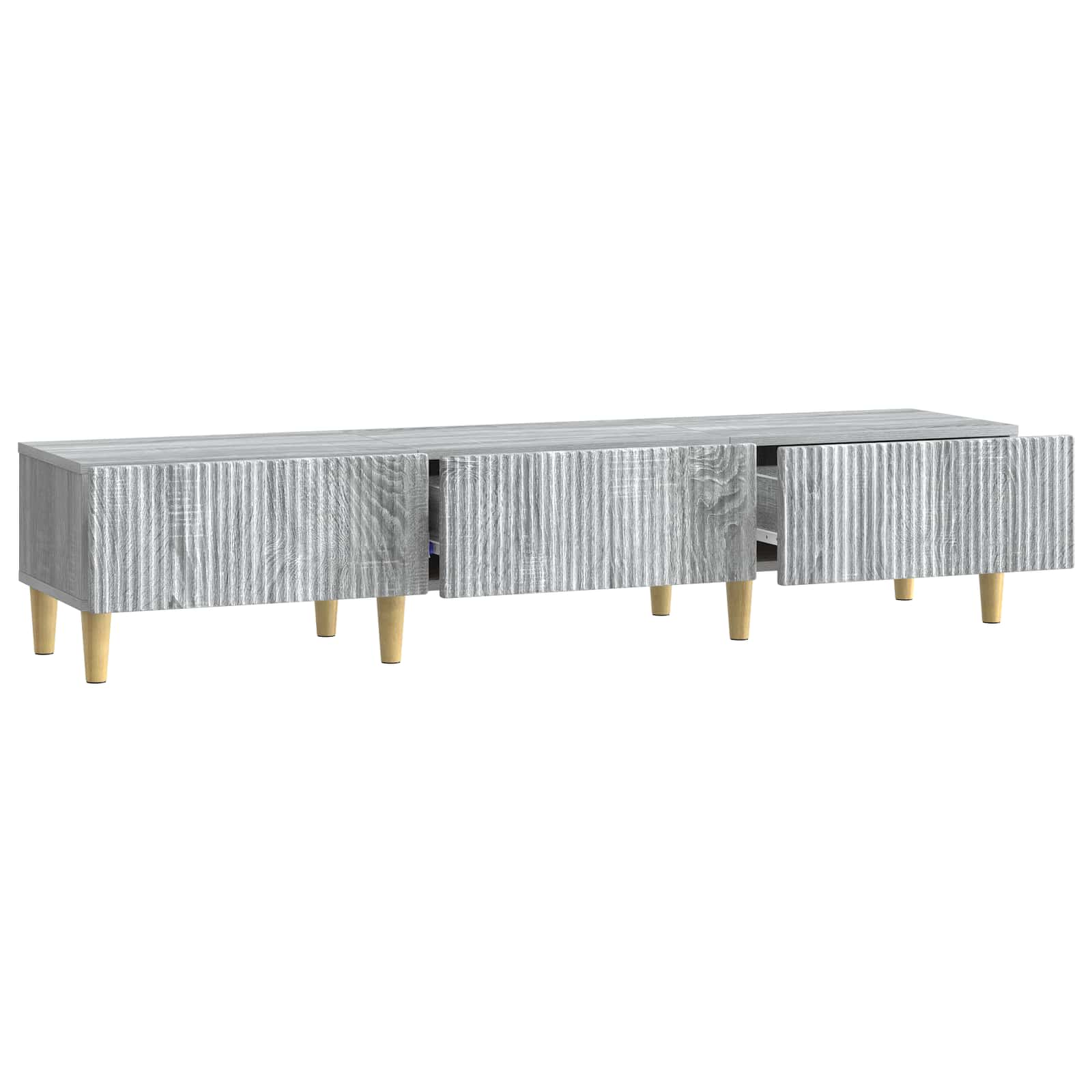 Ντουλάπι TV Γκρι Sonoma 147 x 34,5 x 30 εκ Επεξεργασμένο Ξύλο - Pakobazaar