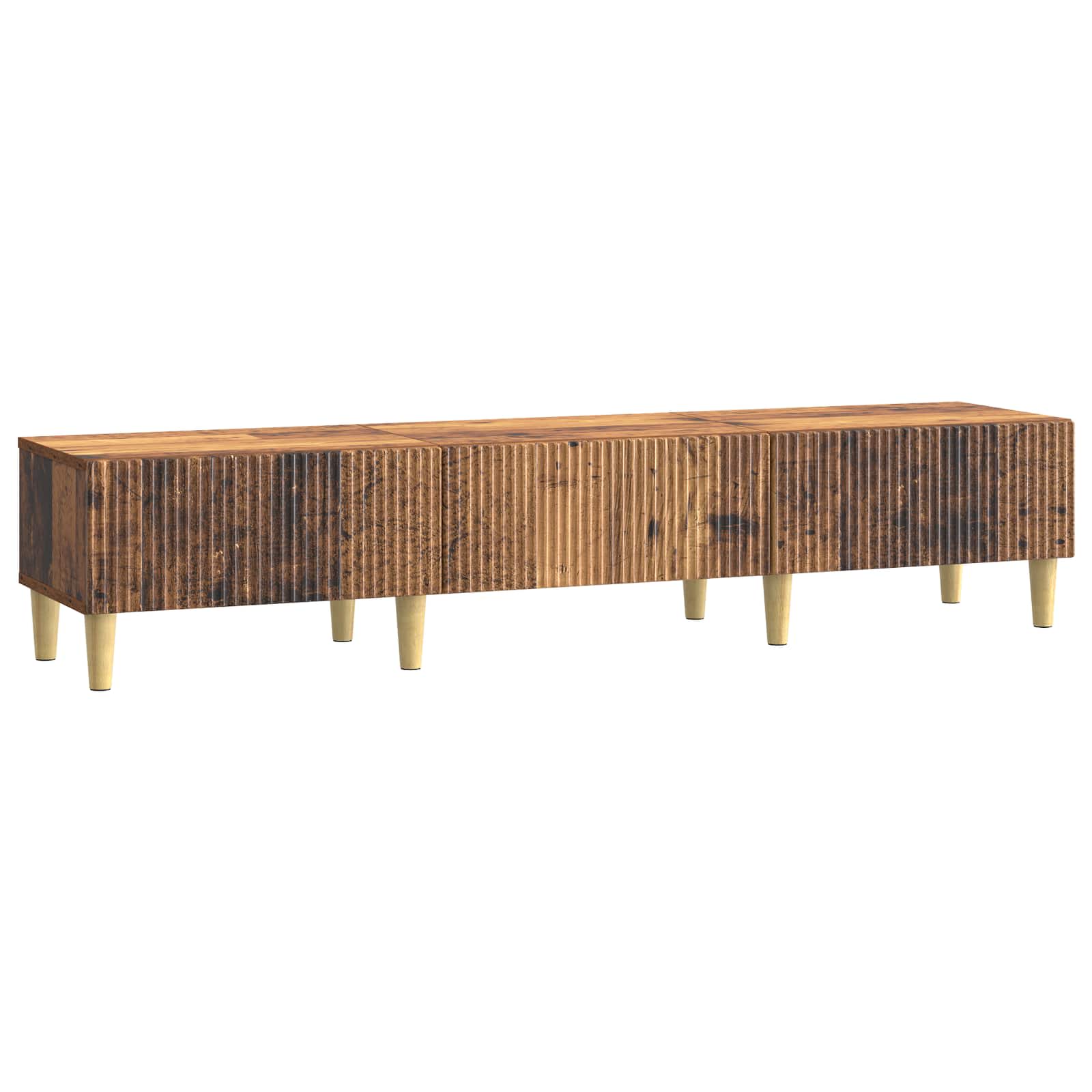 Ντουλάπι TV με συρτάρι Παλαιωμένο ξύλο 147 x 34,5 x 30 εκ - Pakobazaar