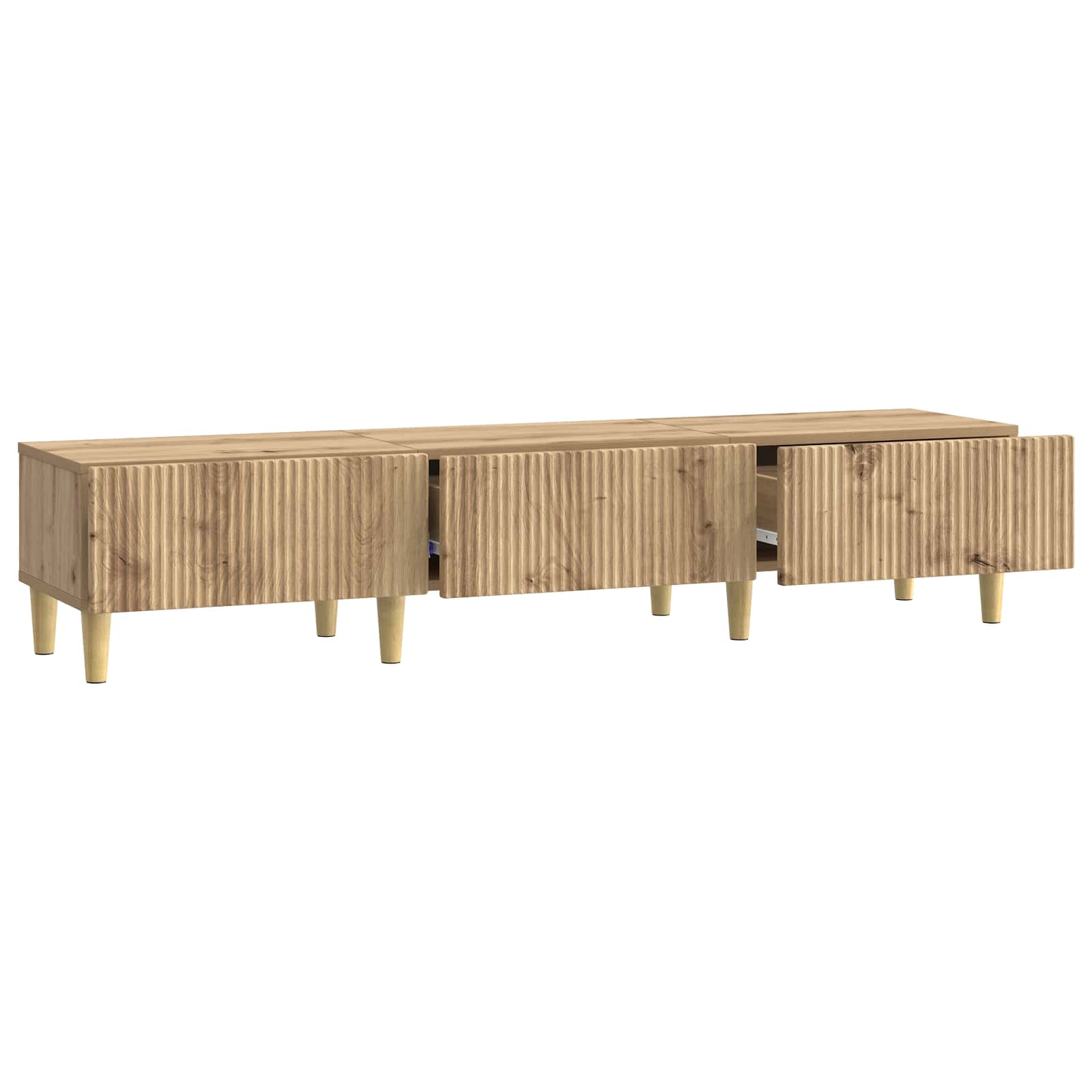 Ντουλάπι TV Artisan Δρυς 147 x 34,5 x 30 εκ Επεξεργασμένο Ξύλο - Pakobazaar