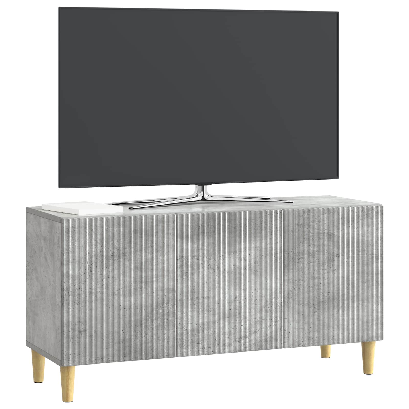 Ντουλάπι TV Γκρι Σκυροδέματος 99 x 34,5 x 50 εκ. - Pakobazaar