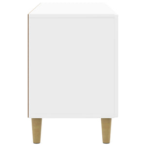 Ντουλάπι TV Γυαλιστερό Λευκό 99 x 34,5 x 50 εκ. - Pakobazaar