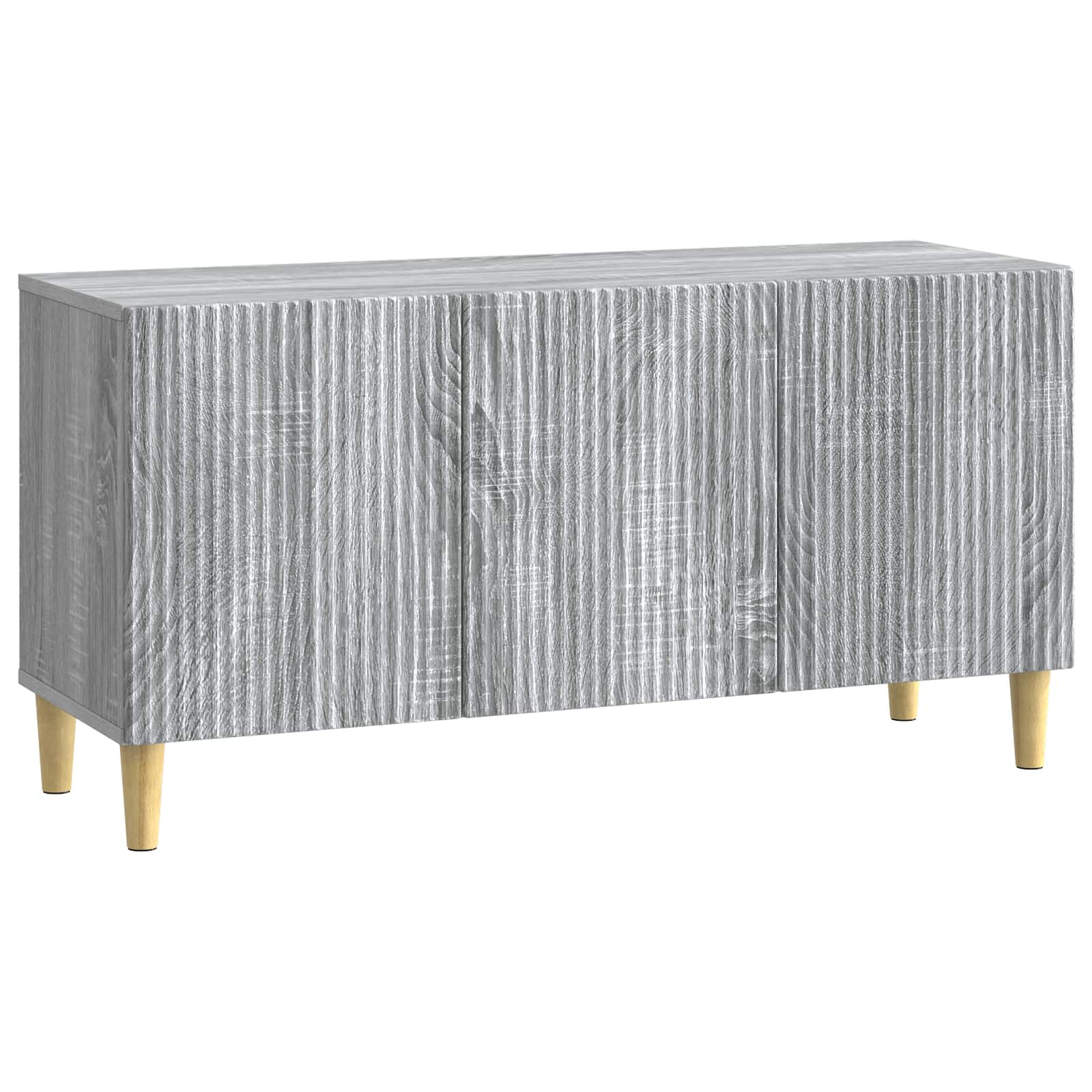 Ντουλάπι TV Γκρι Sonoma 99 x 34,5 x 50 εκ. Επεξεργασμένο Ξύλο - Pakobazaar