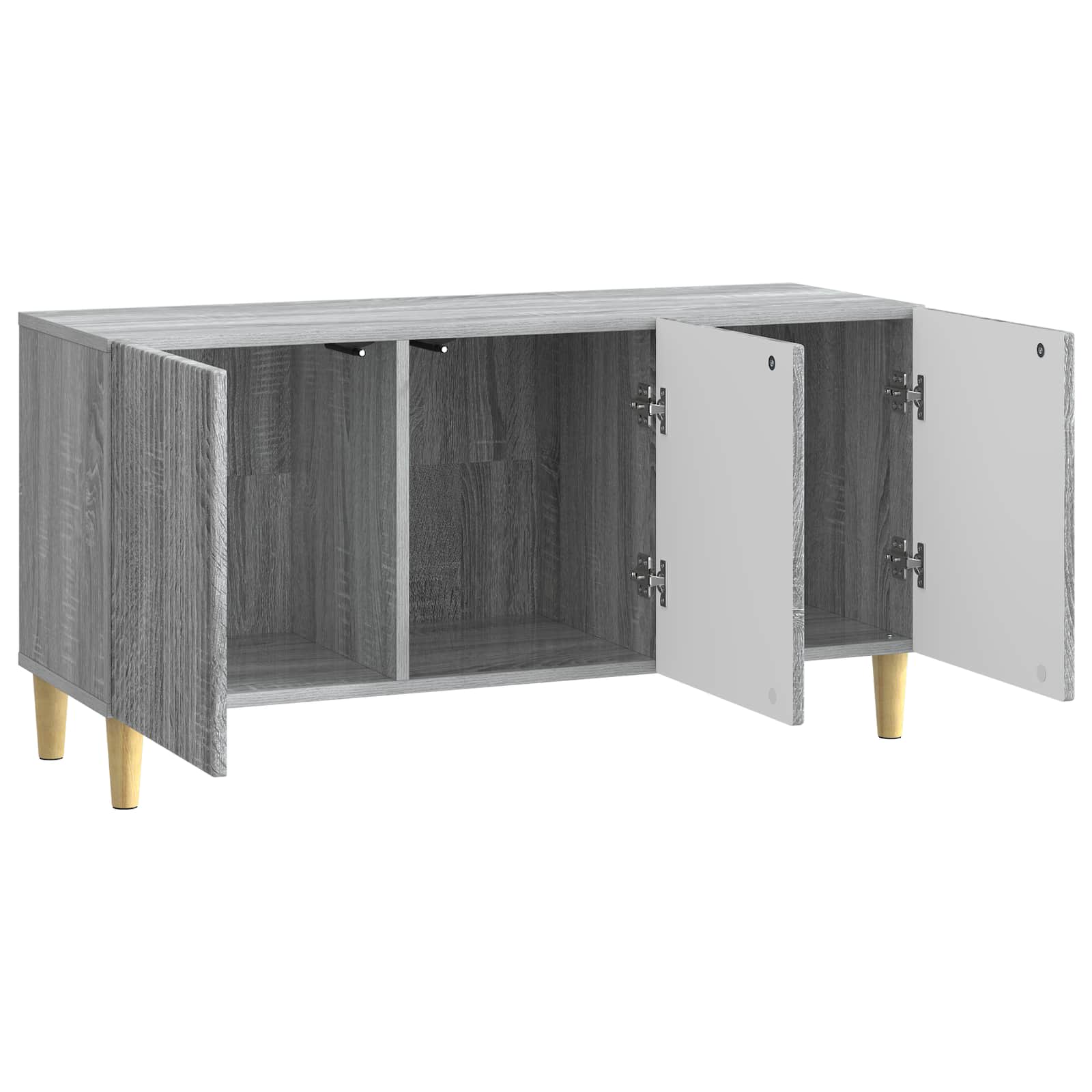 Ντουλάπι TV Γκρι Sonoma 99 x 34,5 x 50 εκ. Επεξεργασμένο Ξύλο - Pakobazaar