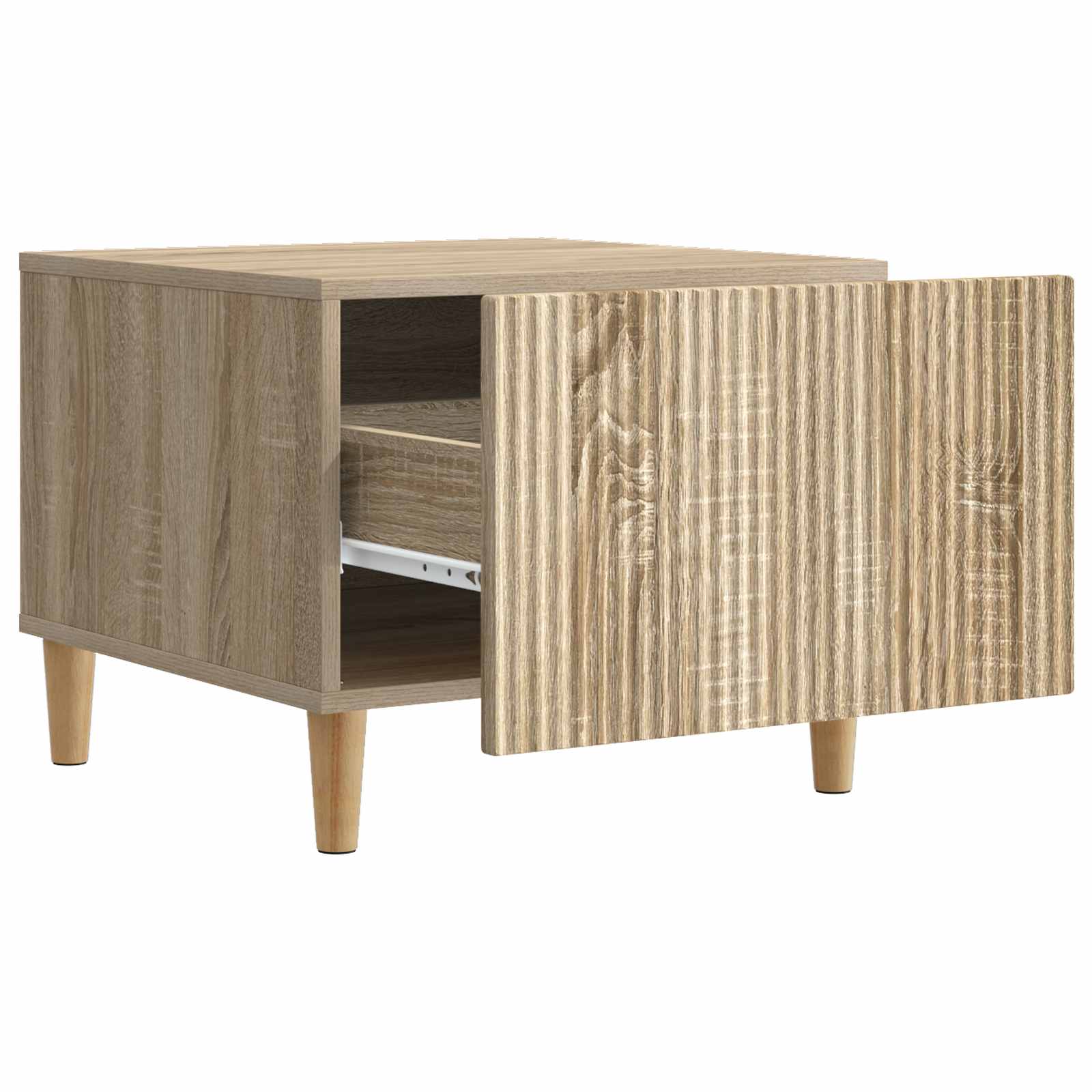 Τραπεζάκι σαλονιού με συρτάρι Sonoma Δρυς 49 x 50 x 40 εκ - Pakobazaar