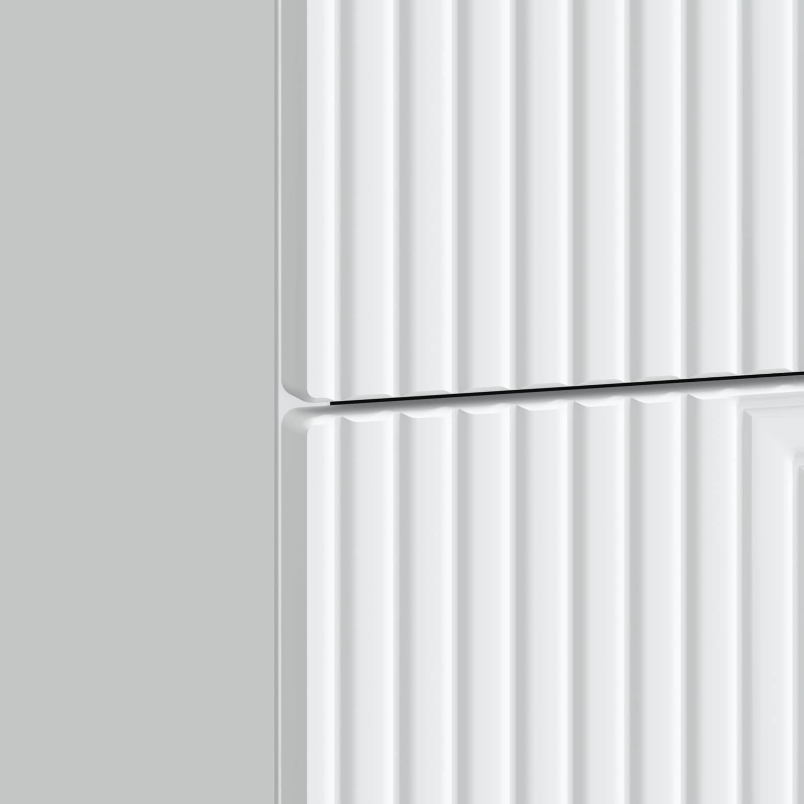 Κομοδίνο 2 pcs Λευκό 43 x 34,5 x 47,5 εκ Επεξεργασμένο Ξύλο - Pakobazaar