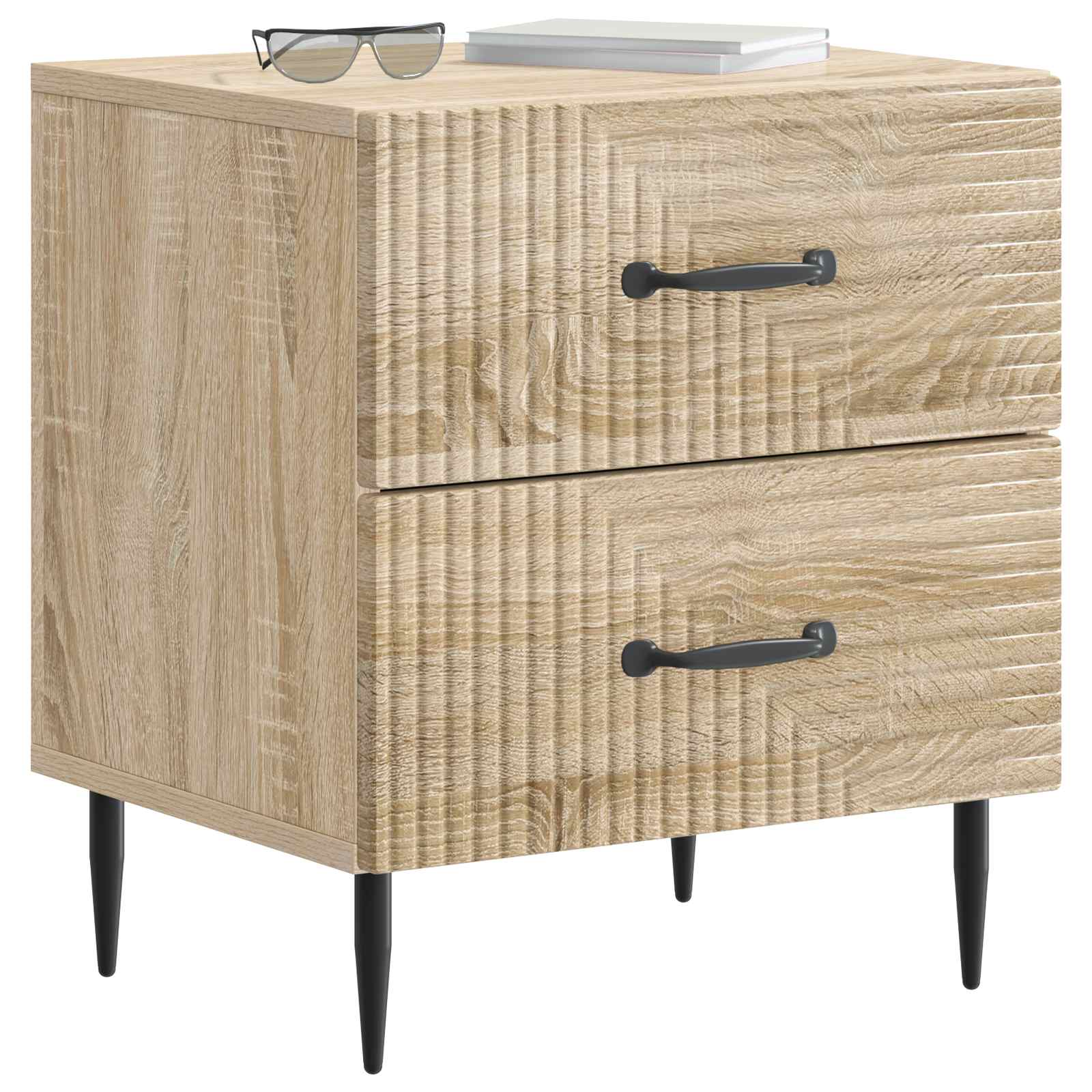 Κομοδίνο Sonoma Δρυς 43 x 34,5 x 47,5 εκ Επεξεργασμένο Ξύλο - Pakobazaar