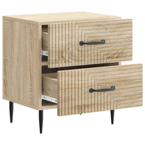 Κομοδίνο με συρτάρι 2 pcs Sonoma Δρυς 43 x 34,5 x 47,5 εκ - Pakobazaar