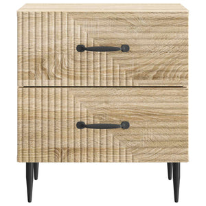 Κομοδίνο με συρτάρι 2 pcs Sonoma Δρυς 43 x 34,5 x 47,5 εκ - Pakobazaar