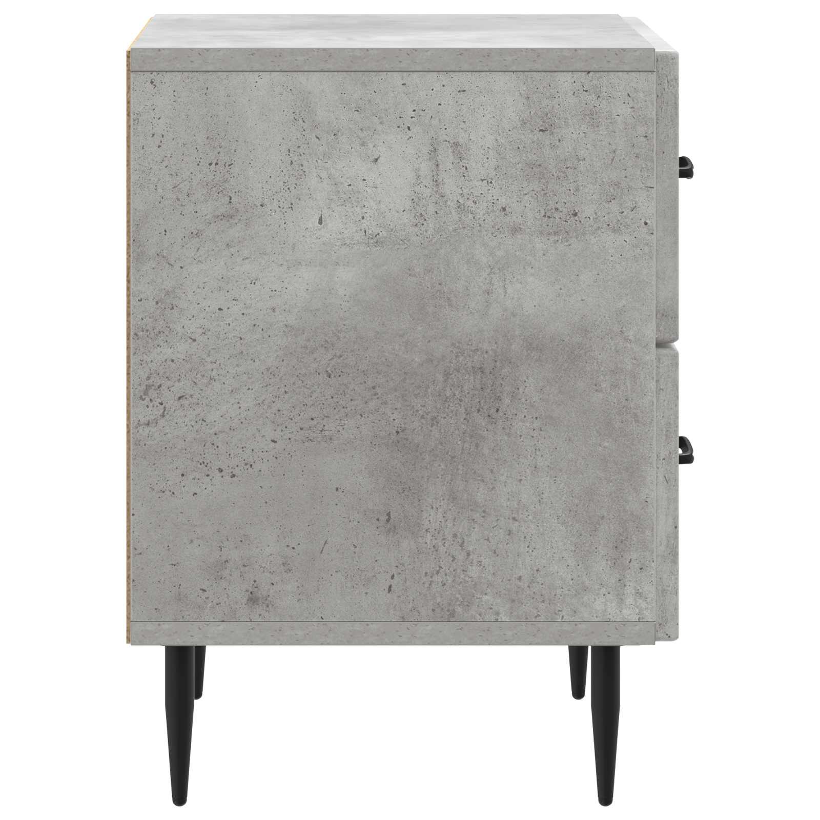 Κομοδίνο με συρτάρι Γκρι Σκυροδέματος 43 x 34,5 x 47,5 εκ - Pakobazaar