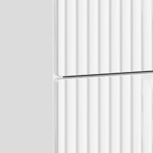 Κομοδίνο με συρτάρι 2 pcs Γυαλιστερό Λευκό 43 x 34,5 x 47,5 εκ - Pakobazaar