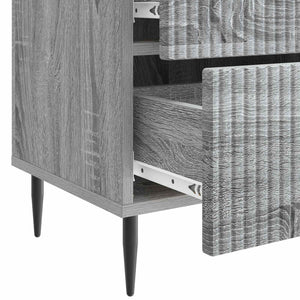 Κομοδίνο Γκρι Sonoma 43 x 34,5 x 47,5 εκ Επεξεργασμένο Ξύλο - Pakobazaar