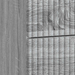 Κομοδίνο με συρτάρι 2 pcs Γκρι Sonoma 43 x 34,5 x 47,5 εκ - Pakobazaar