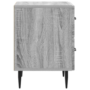 Κομοδίνο με συρτάρι 2 pcs Γκρι Sonoma 43 x 34,5 x 47,5 εκ - Pakobazaar
