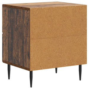 Κομοδίνο με συρτάρι 2 pcs Παλαιωμένο ξύλο 43 x 34,5 x 47,5 εκ - Pakobazaar
