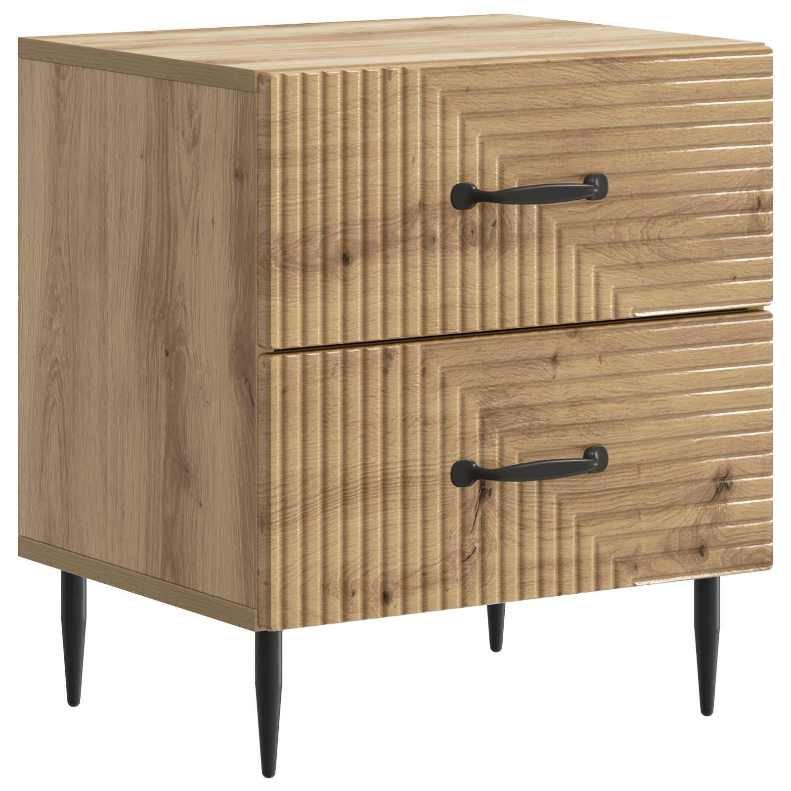 Κομοδίνο με συρτάρι 2 pcs Artisan Δρυς 43 x 34,5 x 47,5 εκ - Pakobazaar