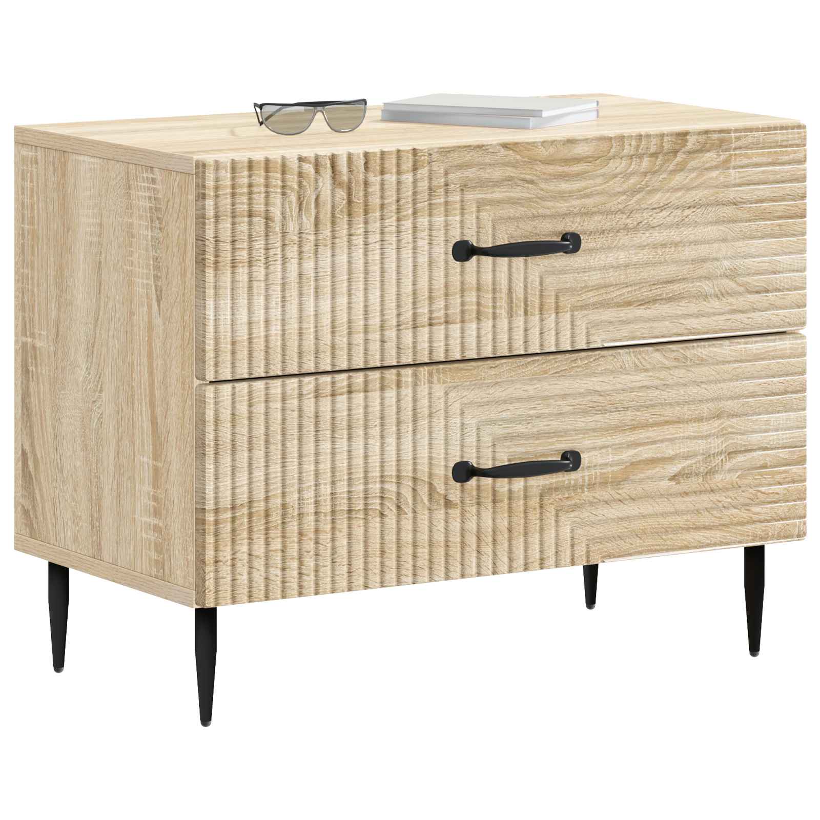Κομοδίνο Sonoma Δρυς 62 x 34,5 x 47,5 εκ Επεξεργασμένο Ξύλο - Pakobazaar
