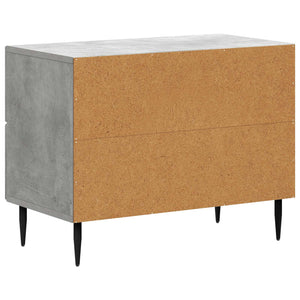 Κομοδίνο με συρτάρι Γκρι Σκυροδέματος 62 x 34,5 x 47,5 εκ - Pakobazaar