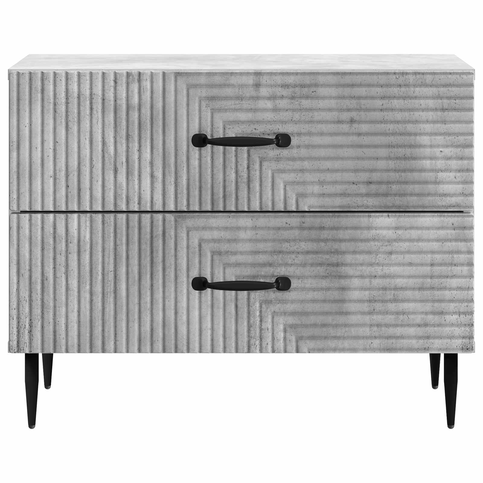 Κομοδίνο με συρτάρι Γκρι Σκυροδέματος 62 x 34,5 x 47,5 εκ - Pakobazaar