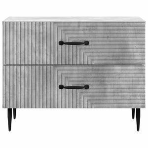 Κομοδίνο με συρτάρι Γκρι Σκυροδέματος 62 x 34,5 x 47,5 εκ - Pakobazaar