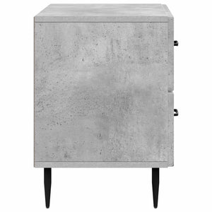 Κομοδίνο με συρτάρι Γκρι Σκυροδέματος 62 x 34,5 x 47,5 εκ - Pakobazaar