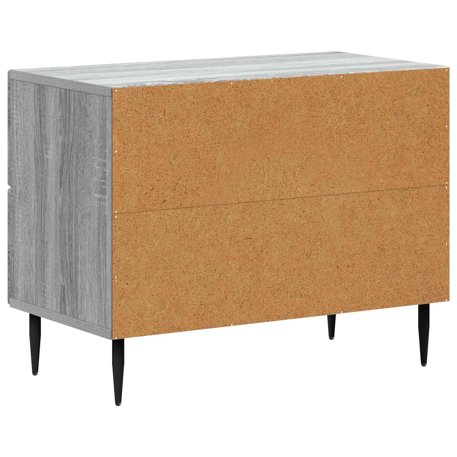 Κομοδίνο Γκρι Sonoma 62 x 34,5 x 47,5 εκ Επεξεργασμένο Ξύλο - Pakobazaar