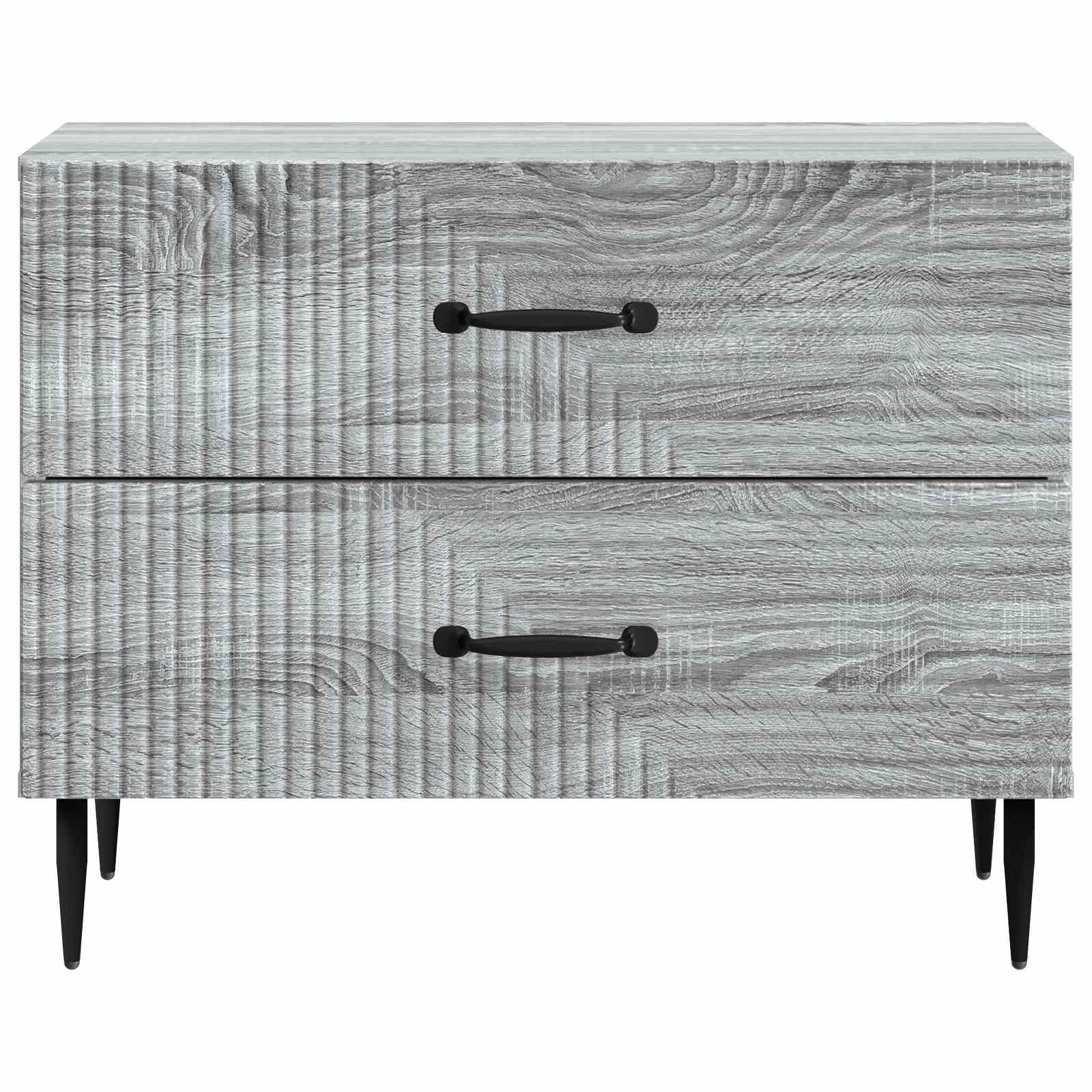 Κομοδίνο Γκρι Sonoma 62 x 34,5 x 47,5 εκ Επεξεργασμένο Ξύλο - Pakobazaar