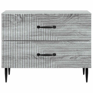 Κομοδίνο Γκρι Sonoma 62 x 34,5 x 47,5 εκ Επεξεργασμένο Ξύλο - Pakobazaar