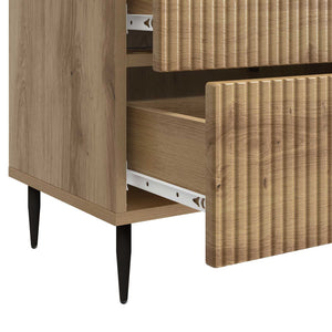 Κομοδίνο Artisan Δρυς 62 x 34,5 x 47,5 εκ Επεξεργασμένο Ξύλο - Pakobazaar