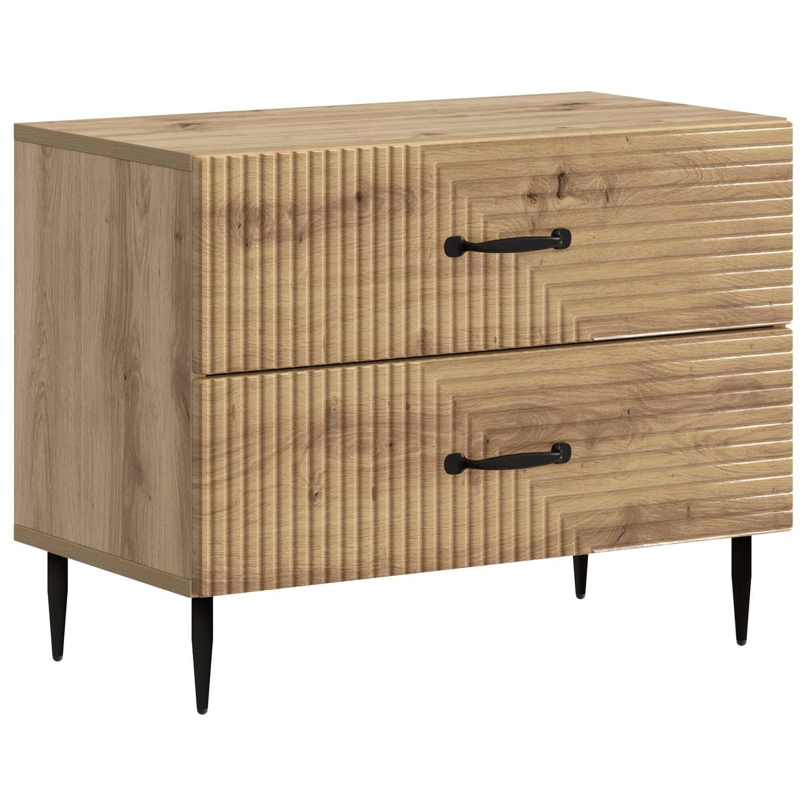 Κομοδίνο Artisan Δρυς 62 x 34,5 x 47,5 εκ Επεξεργασμένο Ξύλο - Pakobazaar