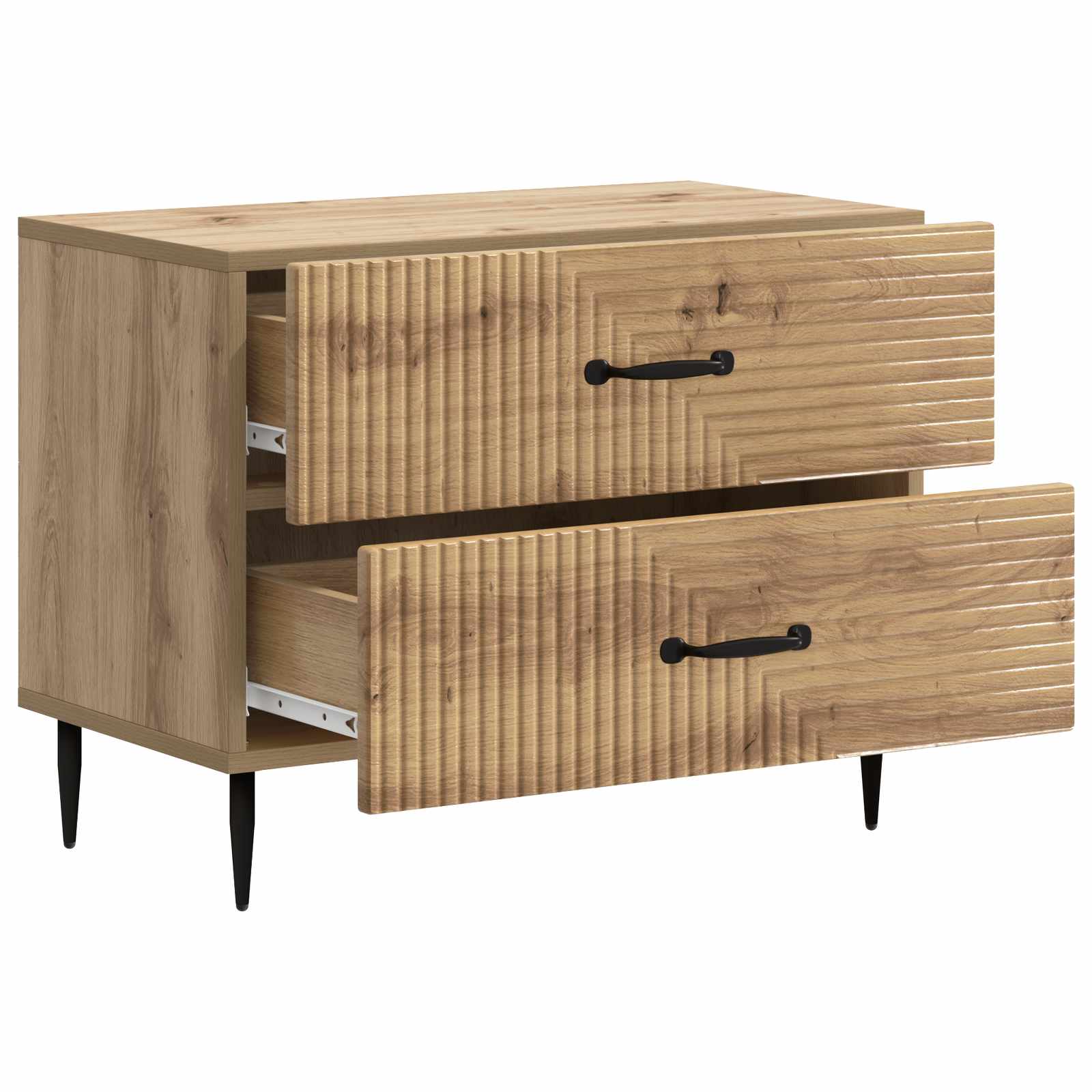 Κομοδίνο Artisan Δρυς 62 x 34,5 x 47,5 εκ Επεξεργασμένο Ξύλο - Pakobazaar