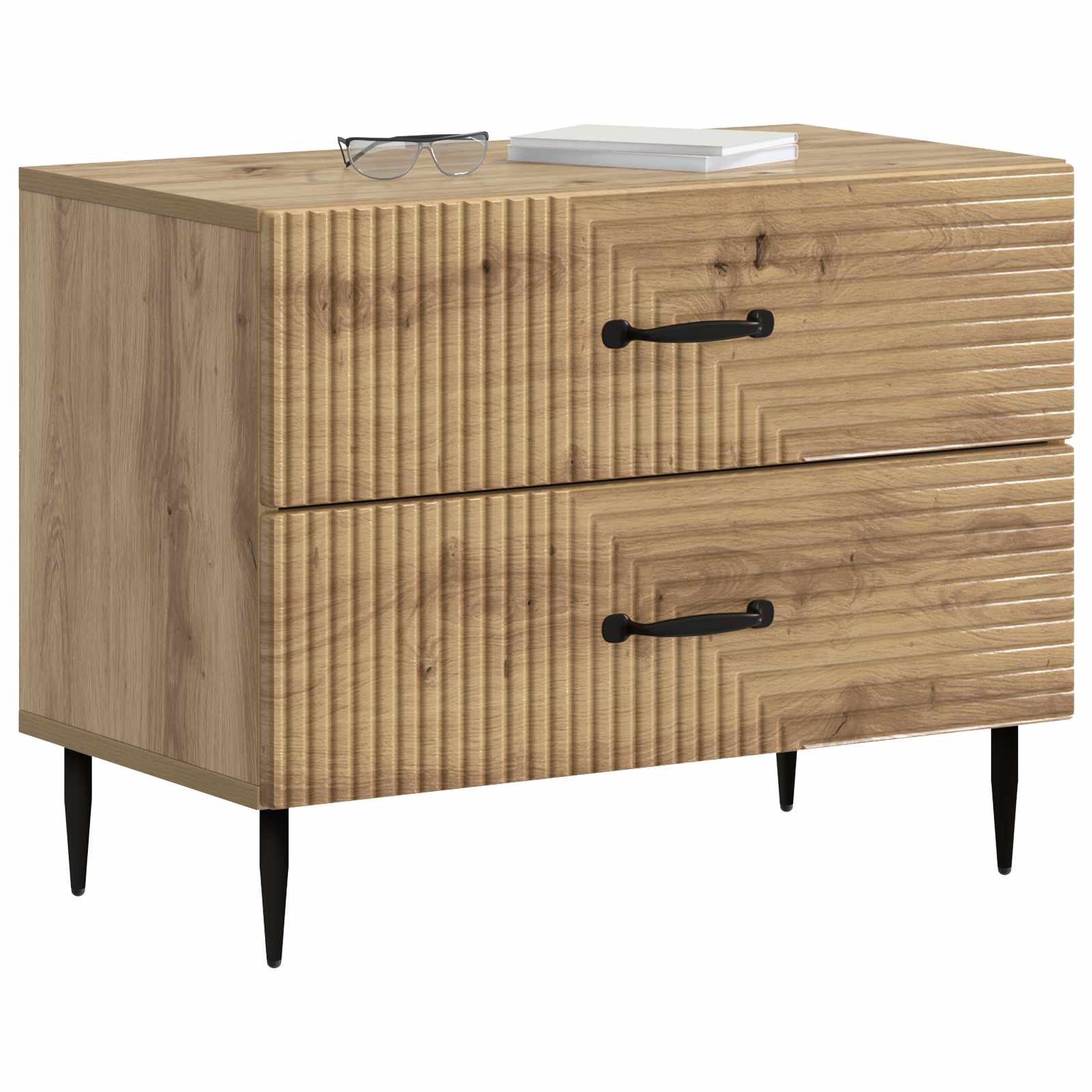Κομοδίνο Artisan Δρυς 62 x 34,5 x 47,5 εκ Επεξεργασμένο Ξύλο - Pakobazaar