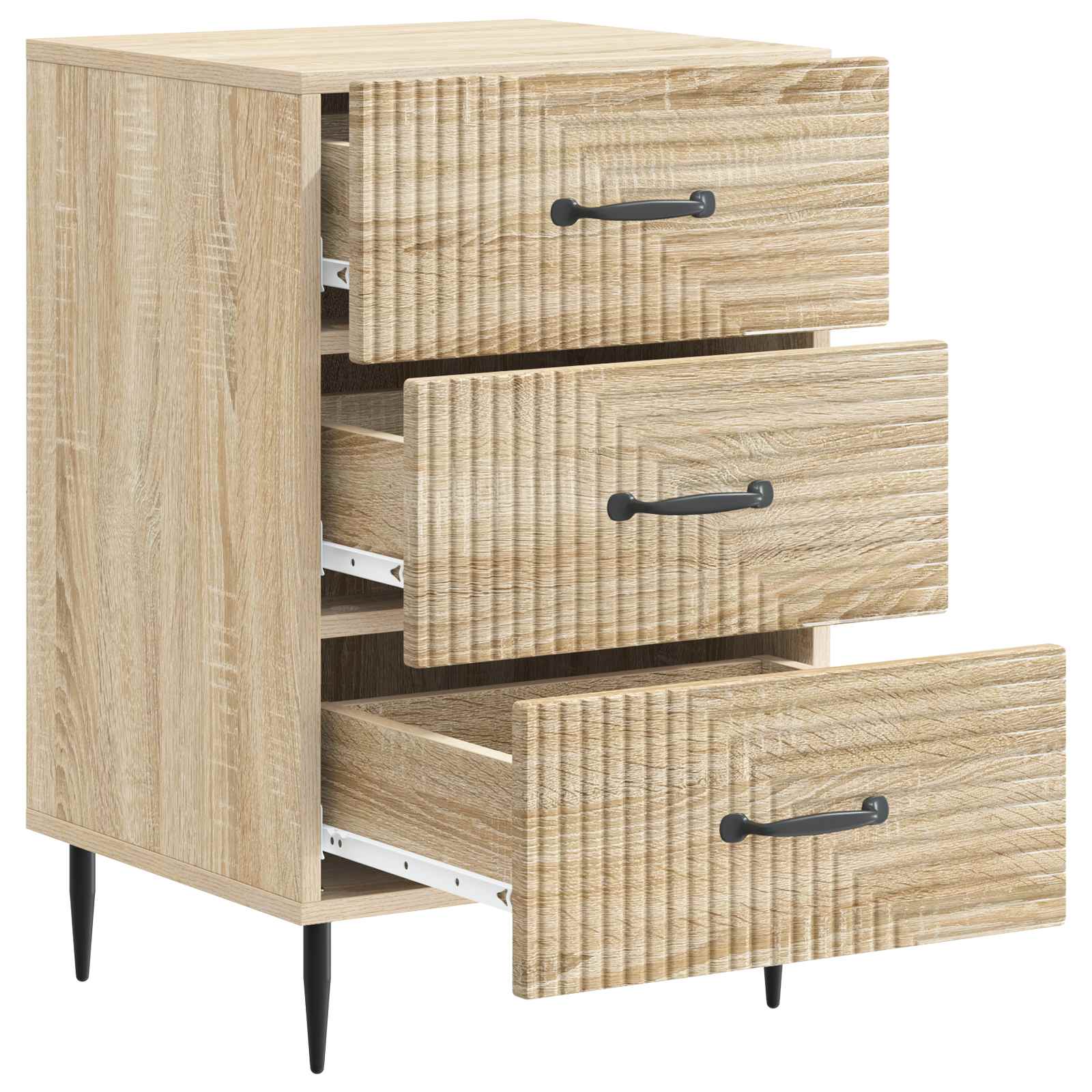 Κομοδίνο Sonoma Δρυς 43 x 41 x 66,5 εκ. Επεξεργασμένο Ξύλο - Pakobazaar