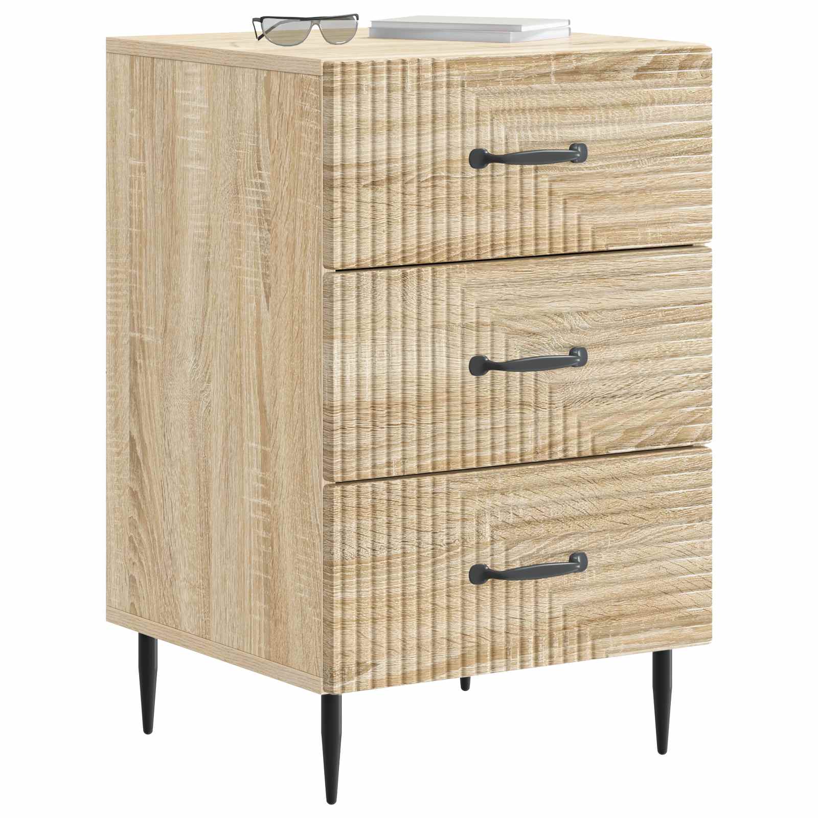 Κομοδίνο Sonoma Δρυς 43 x 41 x 66,5 εκ. Επεξεργασμένο Ξύλο - Pakobazaar