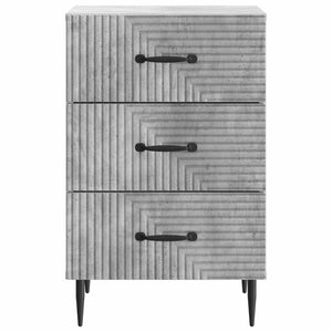 Κομοδίνο με συρτάρι Γκρι Σκυροδέματος 43 x 41 x 66,5 εκ. - Pakobazaar