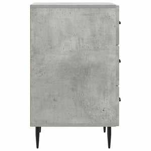 Κομοδίνο με συρτάρι Γκρι Σκυροδέματος 43 x 41 x 66,5 εκ. - Pakobazaar