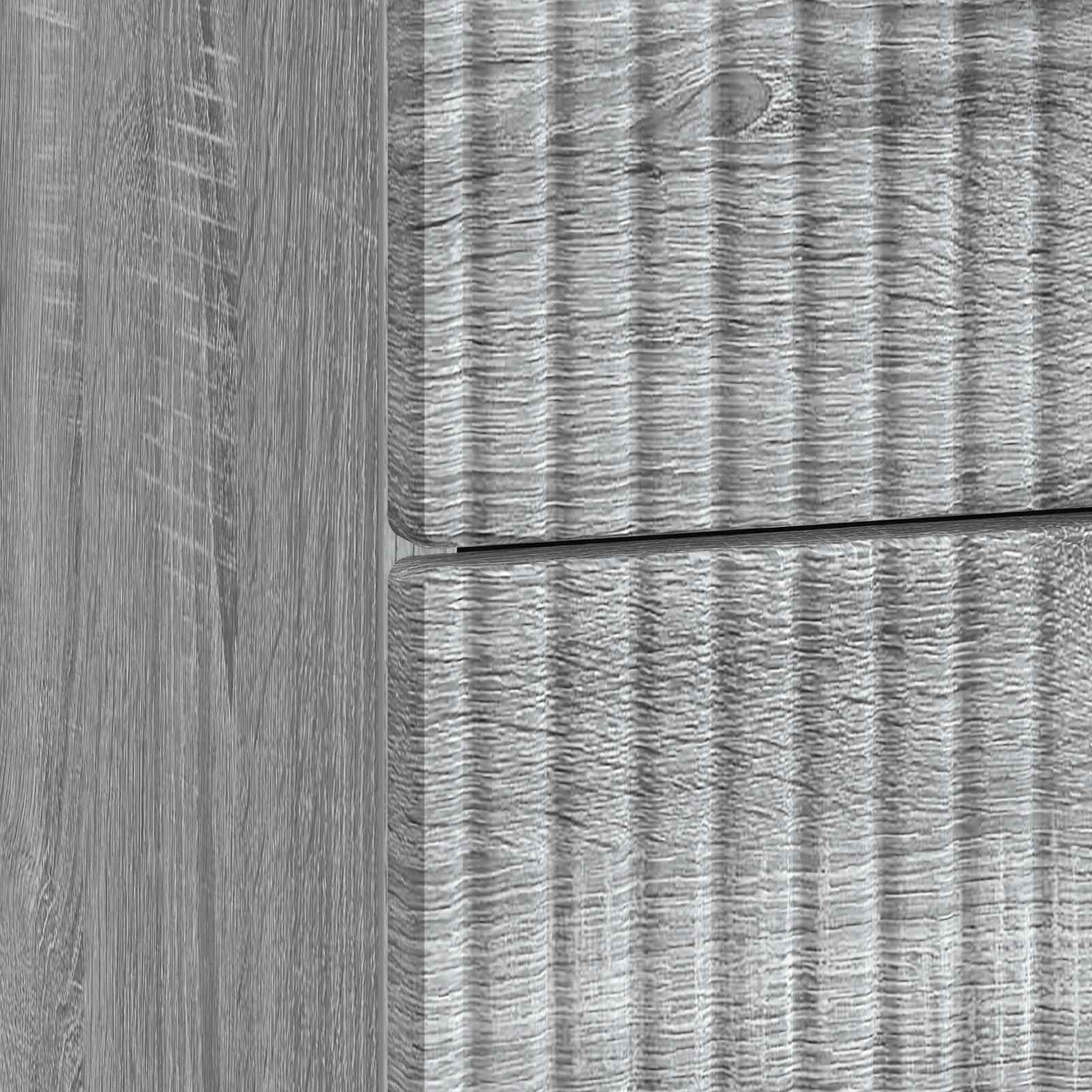 Κομοδίνο Γκρι Sonoma 43 x 41 x 66,5 εκ. Επεξεργασμένο Ξύλο - Pakobazaar