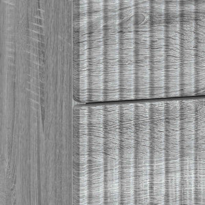Κομοδίνο Γκρι Sonoma 43 x 41 x 66,5 εκ. Επεξεργασμένο Ξύλο - Pakobazaar