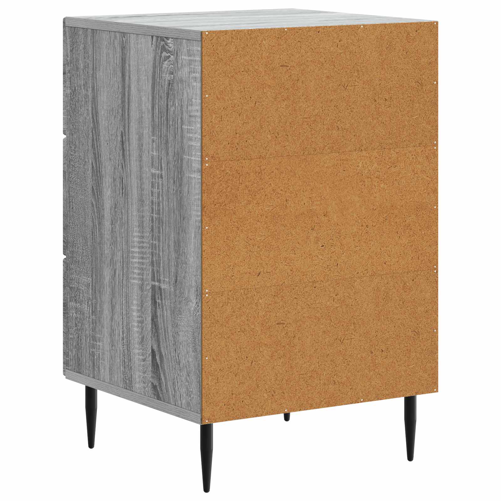 Κομοδίνο Γκρι Sonoma 43 x 41 x 66,5 εκ. Επεξεργασμένο Ξύλο - Pakobazaar