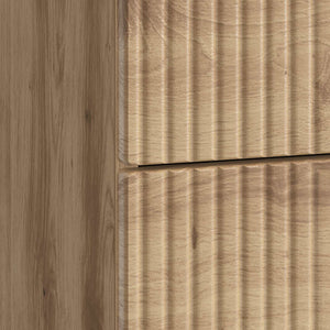 Κομοδίνο Artisan Δρυς 43 x 41 x 66,5 εκ. Επεξεργασμένο Ξύλο - Pakobazaar