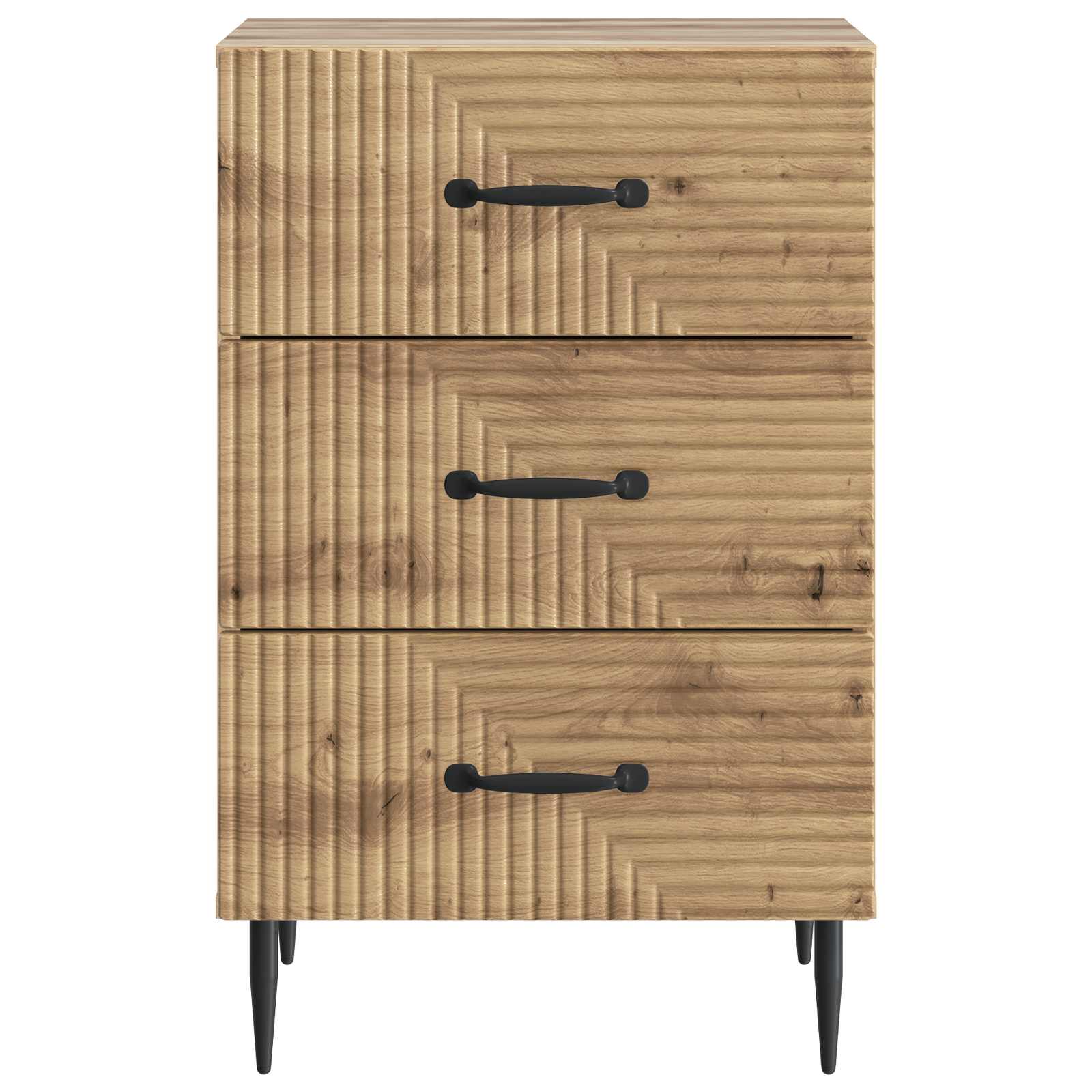Κομοδίνο Artisan Δρυς 43 x 41 x 66,5 εκ. Επεξεργασμένο Ξύλο - Pakobazaar