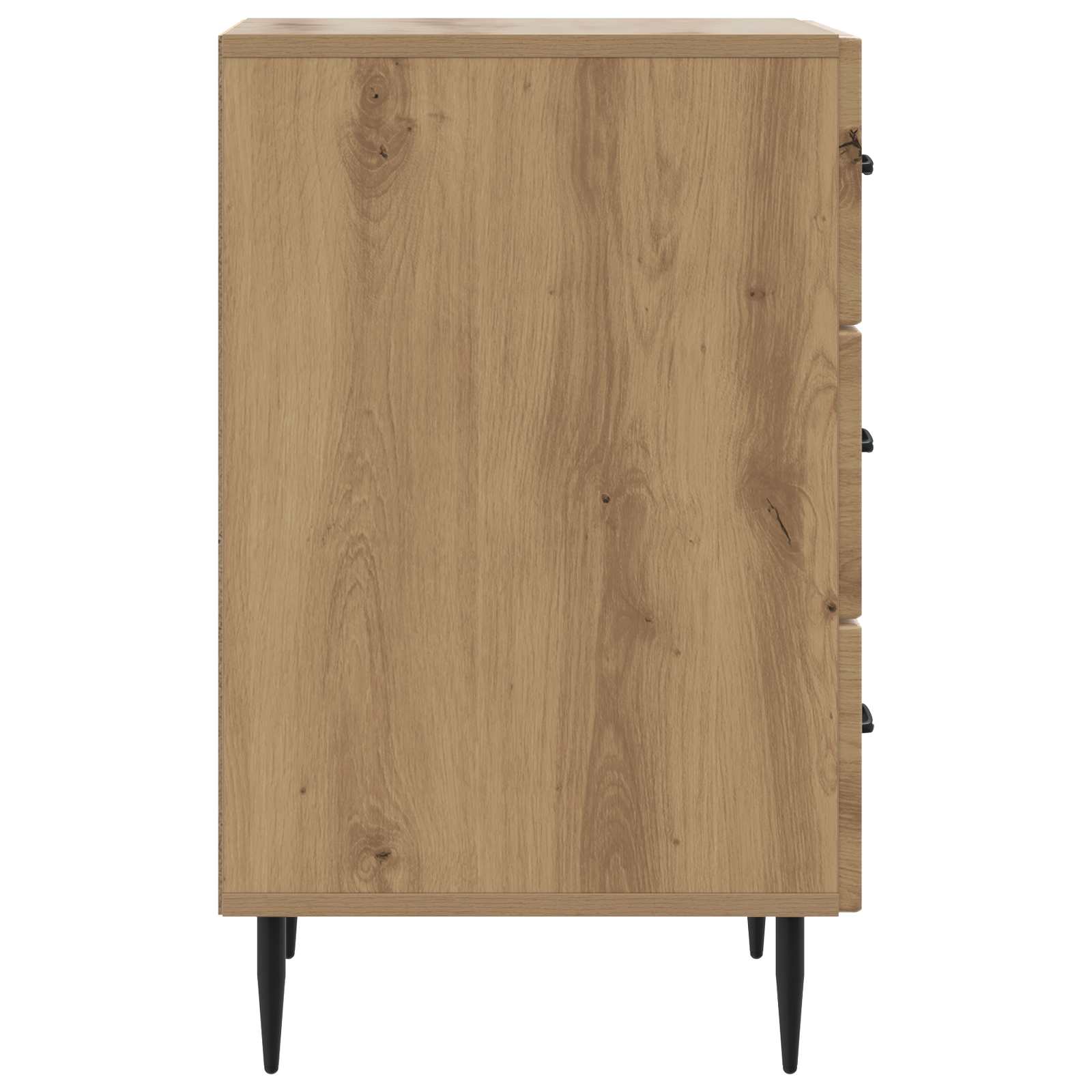 Κομοδίνο Artisan Δρυς 43 x 41 x 66,5 εκ. Επεξεργασμένο Ξύλο - Pakobazaar