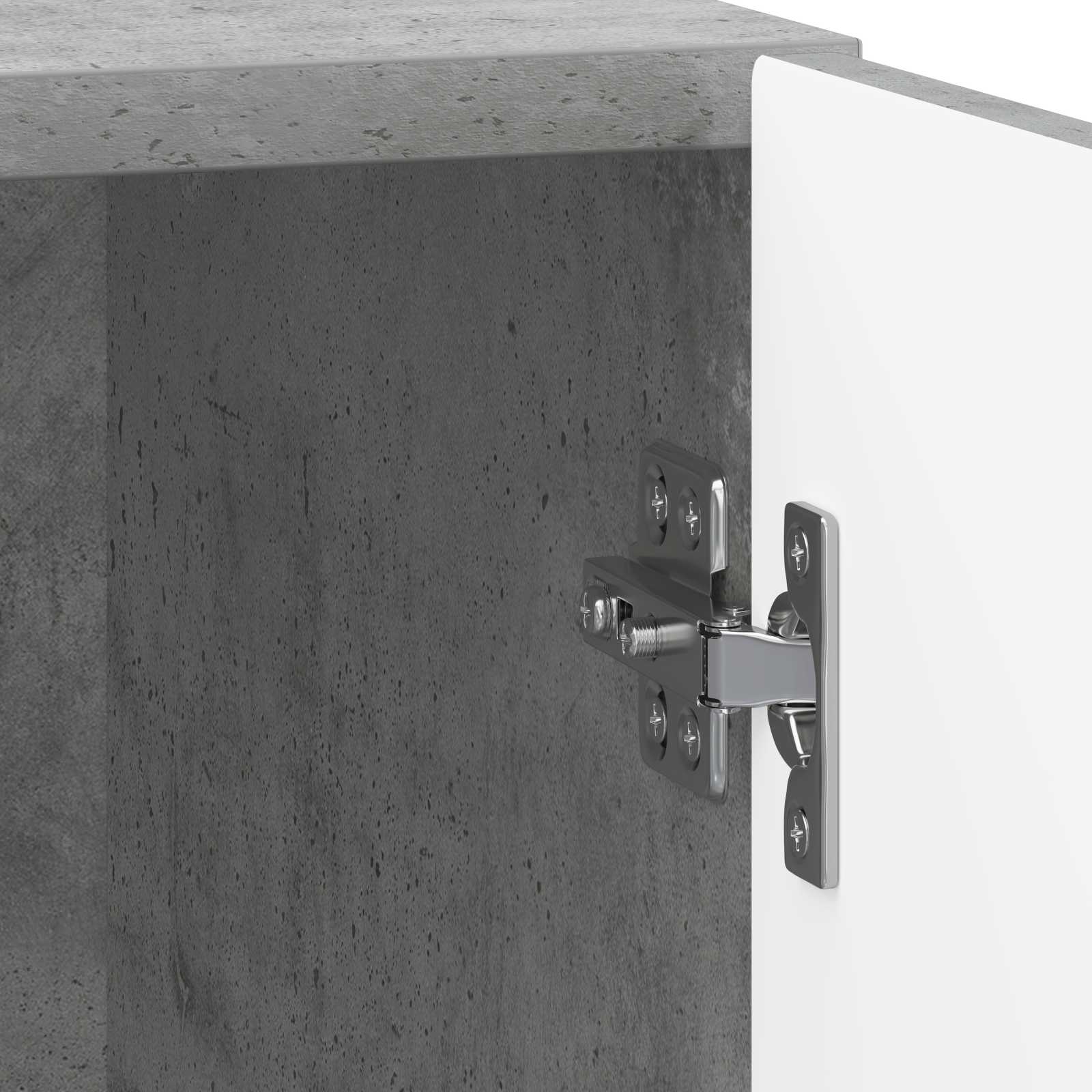 Κομοδίνο 2 pcs Γκρι Σκυροδέματος 43 x 34,5 x 50 εκ - Pakobazaar