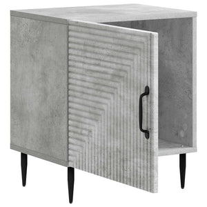 Κομοδίνο 2 pcs Γκρι Σκυροδέματος 43 x 34,5 x 50 εκ - Pakobazaar