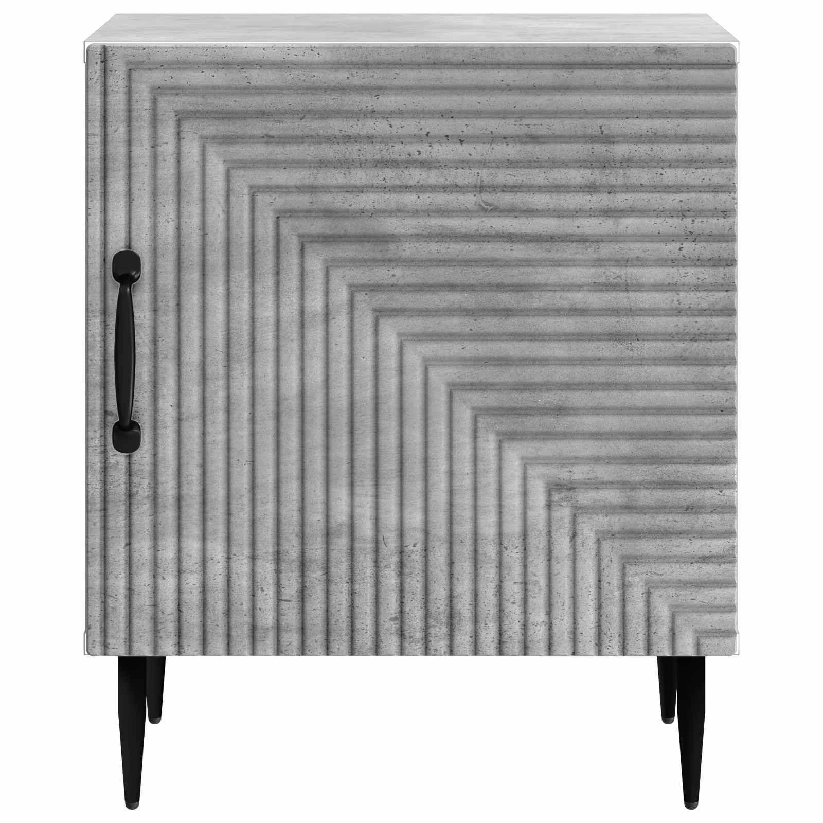 Κομοδίνο 2 pcs Γκρι Σκυροδέματος 43 x 34,5 x 50 εκ - Pakobazaar