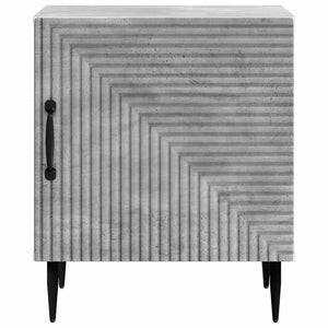 Κομοδίνο 2 pcs Γκρι Σκυροδέματος 43 x 34,5 x 50 εκ - Pakobazaar