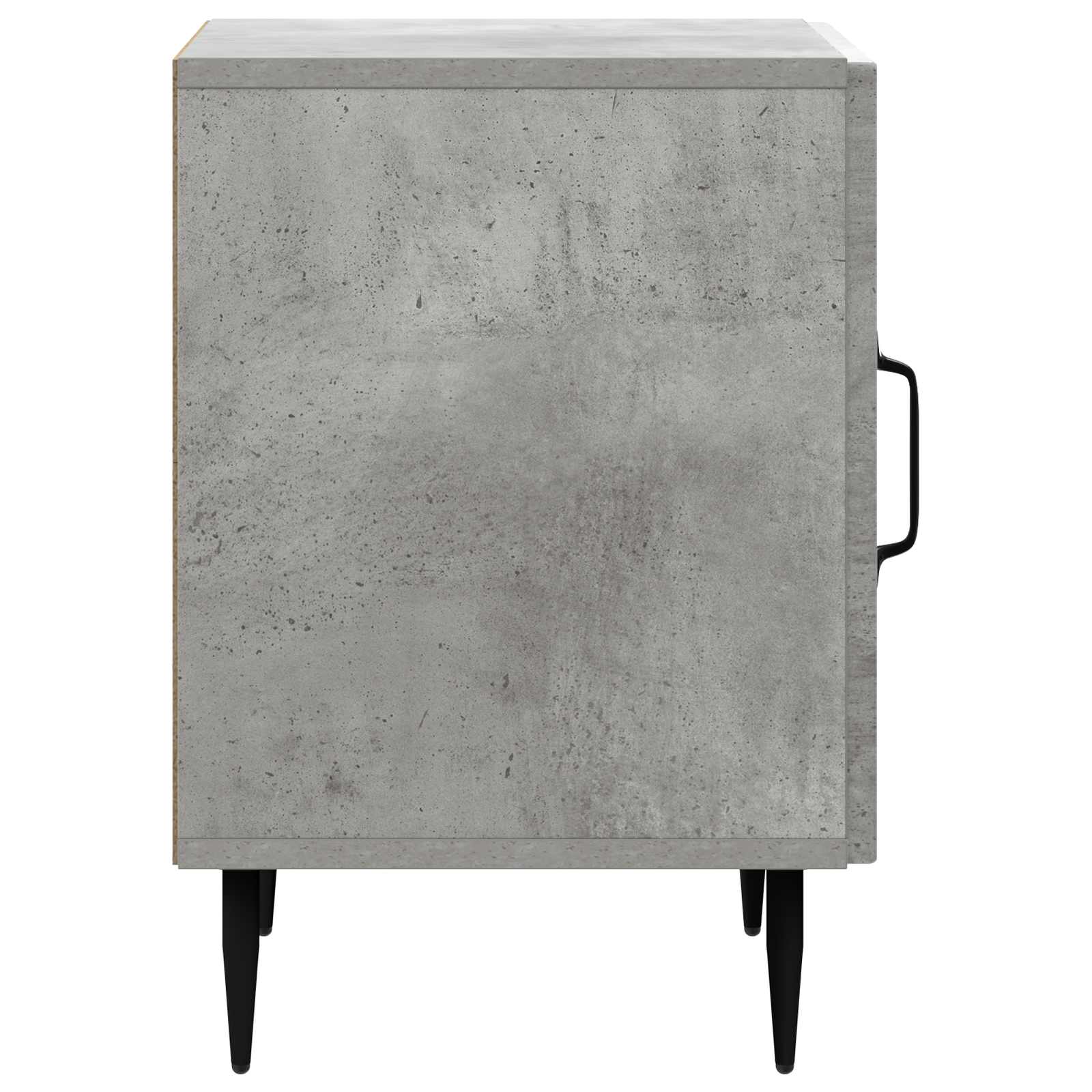 Κομοδίνο 2 pcs Γκρι Σκυροδέματος 43 x 34,5 x 50 εκ - Pakobazaar