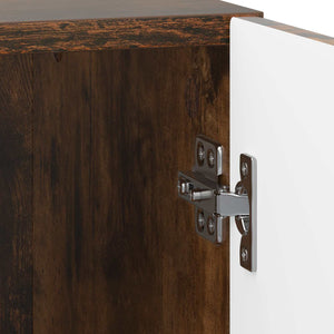 Κομοδίνο Καπνισμένο Ξύλο Δρυός 43 x 34,5 x 50 εκ - Pakobazaar