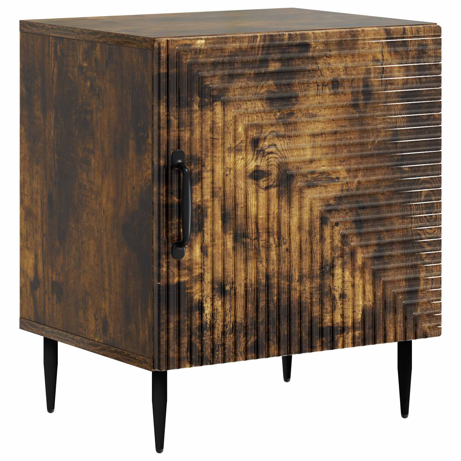 Κομοδίνο 2 pcs Καπνισμένο Ξύλο Δρυός 43 x 34,5 x 50 εκ - Pakobazaar