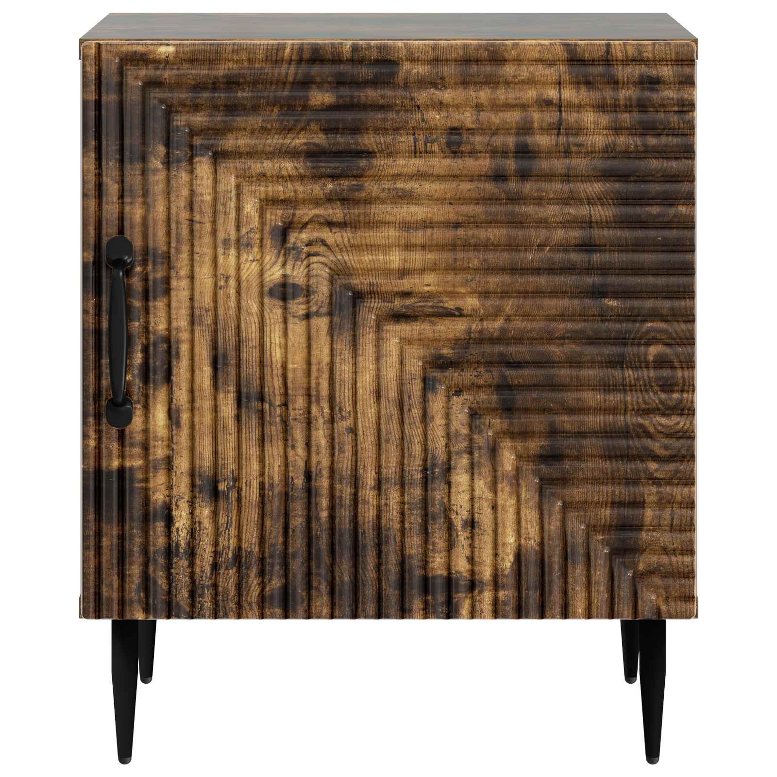 Κομοδίνο 2 pcs Καπνισμένο Ξύλο Δρυός 43 x 34,5 x 50 εκ - Pakobazaar
